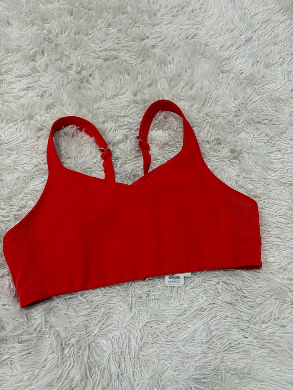 Brooks Red Racerback Sports Bra - Picture 3 of 7